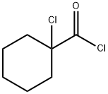 Cyclohexanecarbonyl chloride, 1-chloro- (9CI) Struktur