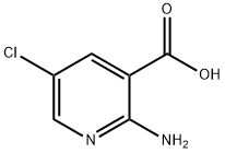 2-Amino-5-chloropyridine-3-carboxylic acid Structure