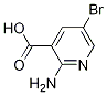 2-aMino-5-broMopyridine-3-carboxylic acid Struktur