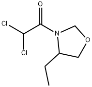 Oxazolidine, 3-(dichloroacetyl)-4-ethyl- (9CI) Struktur