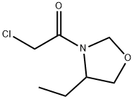 Oxazolidine, 3-(chloroacetyl)-4-ethyl- (9CI) Struktur