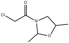 Oxazolidine, 3-(chloroacetyl)-2,5-dimethyl- (9CI) Struktur