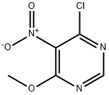 4-CHLORO-6-METHOXY-5-NITROPYRIMIDINE Struktur