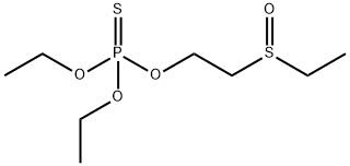 Thiophosphoric acid O,O-diethyl O-[2-(ethylsulfinyl)ethyl] ester Struktur