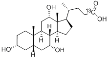 CHOLIC ACID-24-13C Struktur