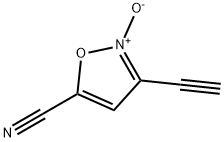 5-Isoxazolecarbonitrile, 3-ethynyl-, N-oxide (9CI) Struktur