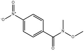 N-甲氧基-N-甲基-4-硝基苯甲酰胺, 52898-51-8, 結(jié)構(gòu)式