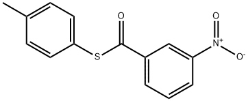 3-Nitrothiobenzoic acid S-(4-methylphenyl) ester Struktur