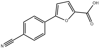 5-(4-Cyanophenyl)-furane-2-carboxylic acid Struktur