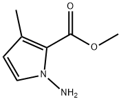 1H-Pyrrole-2-carboxylicacid,1-amino-3-methyl-,methylester(9CI) Struktur