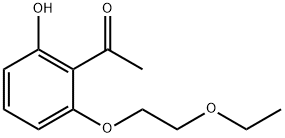 1-[2-(2-ETHOXYETHOXY)-6-HYDROXYPHENYL]ETHAN-1-ONE Struktur