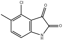 4-CHLORO-5-METHYLISATIN Struktur