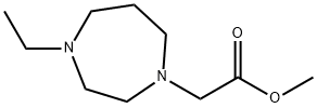 1H-1,4-Diazepine-1-aceticacid,4-ethylhexahydro-,methylester(9CI) Struktur