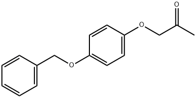 (4-(BENZYLOXY)-PHENOXY)-2-PROPANONE Struktur