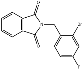 2-BROMO-4-FLUOROBENZYLPHTHALIMIDE Struktur