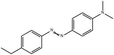 4ETHYLDIMETHYLAMINOAZOBENZENE Struktur