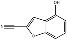 2-Benzofurancarbonitrile,  4-hydroxy- Struktur