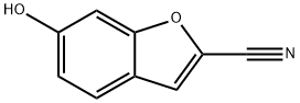 2-Benzofurancarbonitrile,  6-hydroxy- Struktur