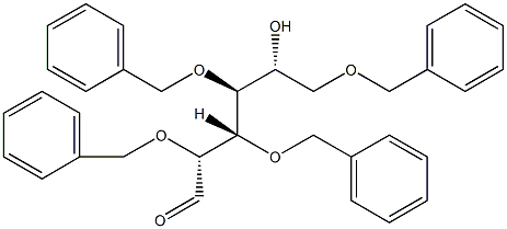 2,3,4,6-TETRA-O-BENZYL-D-GALACTOPYRANOSE Structure