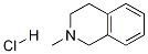 N-METHYL-1,2,3,4-TETRAHYDROISOQUINOL-INE HYDROCHLORIDE Struktur