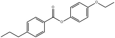 4-ETHOXYPHENYL 4-PROPYLBENZOATE Struktur