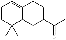 1-(1,2,3,4,6,7,8,8a-octahydro-8,8-dimethyl-2-naphthyl)ethan-1-one Struktur