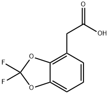 (2,2-Difluoro-benzo[1,3]dioxol-4-yl)-acetic acid Struktur