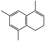 1,2-Dihydro-4,6,8-trimethylnaphthalene Struktur