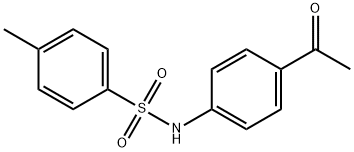 N-(4-ACETYL-PHENYL)-4-METHYL-BENZENESULFONAMIDE Struktur