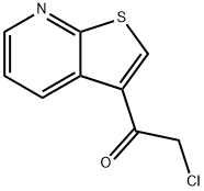 Ethanone, 2-chloro-1-thieno[2,3-b]pyridin-3-yl- (9CI) Struktur