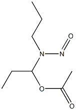 (1-acetoxypropyl)propylnitrosamine Struktur