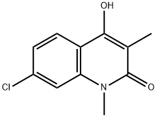 7-Chloro-1,3-dimethyl-4-hydroxyquinolin-2(1H)-one Struktur