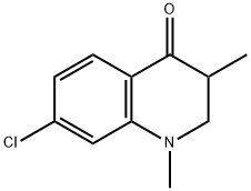 7-Chloro-2,3-dihydro-1,3-dimethylquinolin-4(1H)-one Struktur