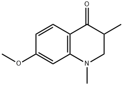 2,3-Dihydro-7-methoxy-1,3-dimethylquinolin-4(1H)-one Struktur