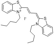 3,3'-DIPENTYLTHIACARBOCYANINE IODIDE Struktur