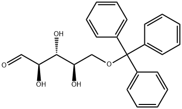 5-O-TRITYL-D-RIBOFURANOSE Struktur