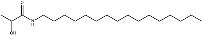 N-hexadecyl-2-hydroxy-propanamide Struktur