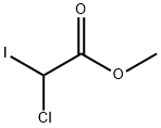 Chloroiodoacetic acid methyl ester Struktur