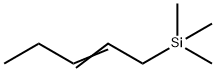 Trimethyl[(2E)-1-methyl-2-butenyl]silane Struktur