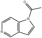 1H-Pyrrolo[3,2-c]pyridine, 1-acetyl- (9CI) Struktur