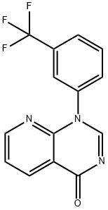 1-[3-(Trifluoromethyl)phenyl]pyrido[2,3-d]pyrimidin-4(1H)-one Struktur