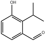 Benzaldehyde, 3-hydroxy-2-(1-methylethyl)- (9CI) Struktur