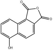 Naphtho[1,2-c]furan-1,3-dione, 6-hydroxy- (9CI) Struktur