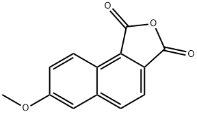 Naphtho[1,2-c]furan-1,3-dione, 7-methoxy- (9CI) Struktur