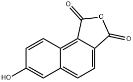 Naphtho[1,2-c]furan-1,3-dione, 7-hydroxy- (9CI) Struktur