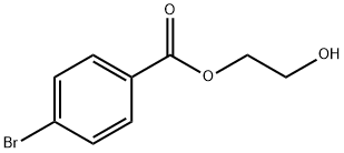 Benzoic acid, 4-broMo-, 2-hydroxyethyl ester Struktur