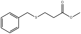 3-(Benzylthio)propionic acid methyl ester Struktur