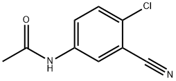 N-(4-CHLORO-3-CYANOPHENYL)ACETAMIDE Struktur