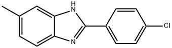 2-(4-CHLOROPHENYL)-5-METHYL-1H-BENZO[D]IMIDAZOLE Struktur