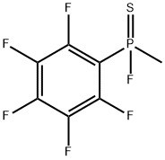 Methyl(pentafluorophenyl)fluorophosphine sulfide Struktur